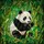 Panda Lovers' Jewel Tone Tiffany Stained Glass Baby Panda Emerald Green Bamboo Mosaic Art Stained Glass Suncatcher - 7