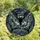 Nocturnal Art Enthusiasts' Intricate Stained Glass Bat Mosaic Black Grey Blue-Grey Nightscape Stained Glass Suncatcher - 4