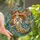 Fantasy Art Lovers' Tiffany Stained Glass Cat Mermaid Iridescent Shell Ocean Current Mosaic Art Stained Glass Suncatcher - 1