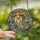 Fantasy Art Lovers' Tiffany Stained Glass Cat Mermaid Iridescent Shell Ocean Current Mosaic Art Stained Glass Suncatcher - 2