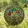 Nature & Art Lovers' Tiffany Stained Glass Heart Blooms, Jewel Tones & Forest Mosaic Stained Glass Suncatcher - 4