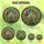 Nature & Art Lovers' Tiffany Stained Glass Heart Blooms, Jewel Tones & Forest Mosaic Stained Glass Suncatcher - 6