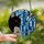 Cat Lovers' Intricate Stained Glass Black Cat Ruby Red Eyes Rose Pink Spider Urban Mosaic Design Stained Glass Suncatcher - 2