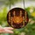 Halloween Enthusiasts' Intricate Tiffany Style Stained Glass Jack-o'-Lantern Dripping Candles Gothic Amber Mosaic Stained Glass Suncatcher - 2