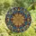 Art Lovers' Tiffany Style Stained Glass Feather Mandala Sunburst Vibrant Jewel Tones Stained Glass Suncatcher - KNPI8d_LF-