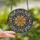 Art Lovers' Tiffany Style Stained Glass Feather Mandala Sunburst Vibrant Jewel Tones Stained Glass Suncatcher - rhl4kqjpFT