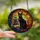 Mystical Cat Lovers' Tiffany Stained Glass Black Cat Potion Bottles Crescent Moon Intricate Jewel Tone Mosaic Stained Glass Suncatcher - T_sFDsBFy_