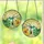 Nature Lovers' Teal Hummingbird Emerald Monstera Stained Glass Tropical Sun Mosaic Stained Glass Suncatcher - 3