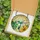 Nature Lovers' Teal Hummingbird Emerald Monstera Stained Glass Tropical Sun Mosaic Stained Glass Suncatcher - 5