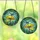 Nature Lovers' Tiffany Stained Glass Blue Dragonfly Yellow Mushroom Emerald Forest Jewel Tone Mosaic Stained Glass Suncatcher - Ra2b6HIOCJ