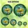 Nature Lovers' Tiffany Stained Glass Blue Dragonfly Yellow Mushroom Emerald Forest Jewel Tone Mosaic Stained Glass Suncatcher - e7vI5sn9vF
