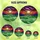 Vibrant Art Lovers' Tiffany Stained Glass Golden Sun Moon Geometric Village Emerald Purple Hot Pink Mosaic Stained Glass Suncatcher - 6