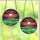 Vibrant Art Lovers' Tiffany Stained Glass Golden Sun Moon Geometric Village Emerald Purple Hot Pink Mosaic Stained Glass Suncatcher - 3