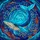 Ocean Enthusiasts' Vibrant Stained Glass Whale Turquoise Amber Deep Sea Coral Mosaic Art Stained Glass Suncatcher - 7