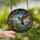 Nature Lovers' Intricate Stained Glass Hummingbird Floral Mosaic Jewel Tones Stained Glass Suncatcher - skEDNMPWSU