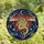 Celestial Art Lovers' Tiffany Stained Glass Coiled Dragon Cosmic Nebula Iridescent Pink Yellow Jewel Art Stained Glass Suncatcher - 4