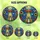 Whimsical Sci-Fi Enthusiasts Vibrant Stained Glass UFO Raccoon Floral Mosaic Jewel Tone Landscape Stained Glass Suncatcher - 6