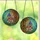 Whimsical Art Fans' Vibrant Stained Glass Mushrooms Enchanted Forest Mosaic Stained Glass Suncatcher - 3