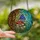 Whimsical Art Fans' Vibrant Stained Glass Mushrooms Enchanted Forest Mosaic Stained Glass Suncatcher - 2