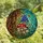 Whimsical Art Fans' Vibrant Stained Glass Mushrooms Enchanted Forest Mosaic Stained Glass Suncatcher - 4