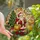 Holiday Enthusiasts' Vibrant Tiffany-Style Stained Glass Santa Mosaic 2024 Festive Jewel Tones Stained Glass Suncatcher - Ge48azJ0Pw