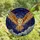 Nature Lovers' Intricate Stained Glass Barn Owl Soaring Jewel Tone Starlit Sky Mosaic Stained Glass Suncatcher - 4