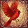 Art Lovers' Edge-to-Edge Stained Glass Red Cardinal Dynamic Flight Jewel Tones Stained Glass Suncatcher - 7