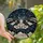 Celestial Art Lovers' Tiffany Style Luna Moth Celestial Night Sky Jewel Tones Mosaic Stained Glass Suncatcher - 1