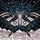 Celestial Art Lovers' Tiffany Style Luna Moth Celestial Night Sky Jewel Tones Mosaic Stained Glass Suncatcher - 7