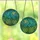 Art Lovers' Tiffany Style Stained Glass Teal Mountain Peak Orange Moon Monstera Botanical Mosaic Stained Glass Suncatcher - 3