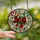Holiday Celebrators' Jewel Tone Tiffany Stained Glass Red Green Candy Cane Holly Snowflake Mosaic Stained Glass Suncatcher - bwWbhado_W