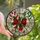 Holiday Celebrators' Jewel Tone Tiffany Stained Glass Red Green Candy Cane Holly Snowflake Mosaic Stained Glass Suncatcher - eyDAoCD5gj
