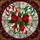 Holiday Celebrators' Jewel Tone Tiffany Stained Glass Red Green Candy Cane Holly Snowflake Mosaic Stained Glass Suncatcher - 7