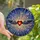 Art Lovers' Vibrant Stained Glass Heart with Ornate Wirework Wings & Ethereal Celestial Mosaic Stained Glass Suncatcher - 1