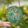 Nature Lovers' Intricate Tiffany Stained Glass Hummingbird Flower Mosaic Jewel Tones Teal Green Pink Blue Stained Glass Suncatcher - 2