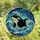 Ocean Lovers' Tiffany Stained Glass Orca Whale Breaching Ocean Mosaic Deep Black Blue Aqua Jewel Tones Edge-to-Edge Stained Glass Suncatcher - V3FAWQEJ_n