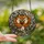 Nature Lovers' Tiffany Stained Glass Foxes Heart Jewel Tones Intricate Mosaic Art Stained Glass Suncatcher - FX8VcSiMlL
