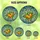 Nature Enthusiasts' Intricate Tiffany Stained Glass Orange Citrus Sprig Emerald Green Mosaic Art Stained Glass Suncatcher - 6