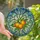 Nature Enthusiasts' Intricate Tiffany Stained Glass Orange Citrus Sprig Emerald Green Mosaic Art Stained Glass Suncatcher - 1