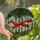 Wildlife Art Enthusiasts' Fiery Red Orange Tiffany Stained Glass Leaping Fox Geometric Forest Mosaic Stained Glass Suncatcher - 1
