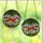 Wildlife Art Enthusiasts' Fiery Red Orange Tiffany Stained Glass Leaping Fox Geometric Forest Mosaic Stained Glass Suncatcher - 3