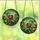 Nature Lovers' Intricate Tiffany Stained Glass Red Ladybug Emerald Green Leaf Amber Mosaic Stained Glass Suncatcher - BHvpYGCqLH