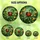 Nature Lovers' Intricate Tiffany Stained Glass Red Ladybug Emerald Green Leaf Amber Mosaic Stained Glass Suncatcher - F21QogU86Q