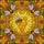 Nature Lovers' Intricate Stained Glass Golden Honeycomb Bee Yellow Black Orange Tiffany Floral Art Stained Glass Suncatcher - 7