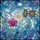Floral Art Lovers' Edge-to-Edge Tiffany Stained Glass Orchid Daisy Star-Flower Mosaic Dark Blue Amethyst Stained Glass Suncatcher - 7