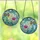 Floral Art Lovers' Edge-to-Edge Tiffany Stained Glass Orchid Daisy Star-Flower Mosaic Dark Blue Amethyst Stained Glass Suncatcher - 3
