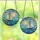 Ocean Lovers' Tiffany Stained Glass Sailboat Seascape Mosaic, Deep Blue Ocean Waves, Orange Sun, Pink Sky Hues Stained Glass Suncatcher - 3