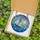 Ocean Lovers' Tiffany Stained Glass Sailboat Seascape Mosaic, Deep Blue Ocean Waves, Orange Sun, Pink Sky Hues Stained Glass Suncatcher - 5