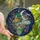Fantasy Art Lovers' Glowing Jewel Tone Stained Glass Whimsical House Cosmic Celestial Art Stained Glass Suncatcher - 1