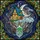 Fantasy Art Lovers' Glowing Jewel Tone Stained Glass Whimsical House Cosmic Celestial Art Stained Glass Suncatcher - 7